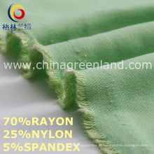 Rayon Nylon Spandex Twill tecido para calças têxteis (GLLML456)